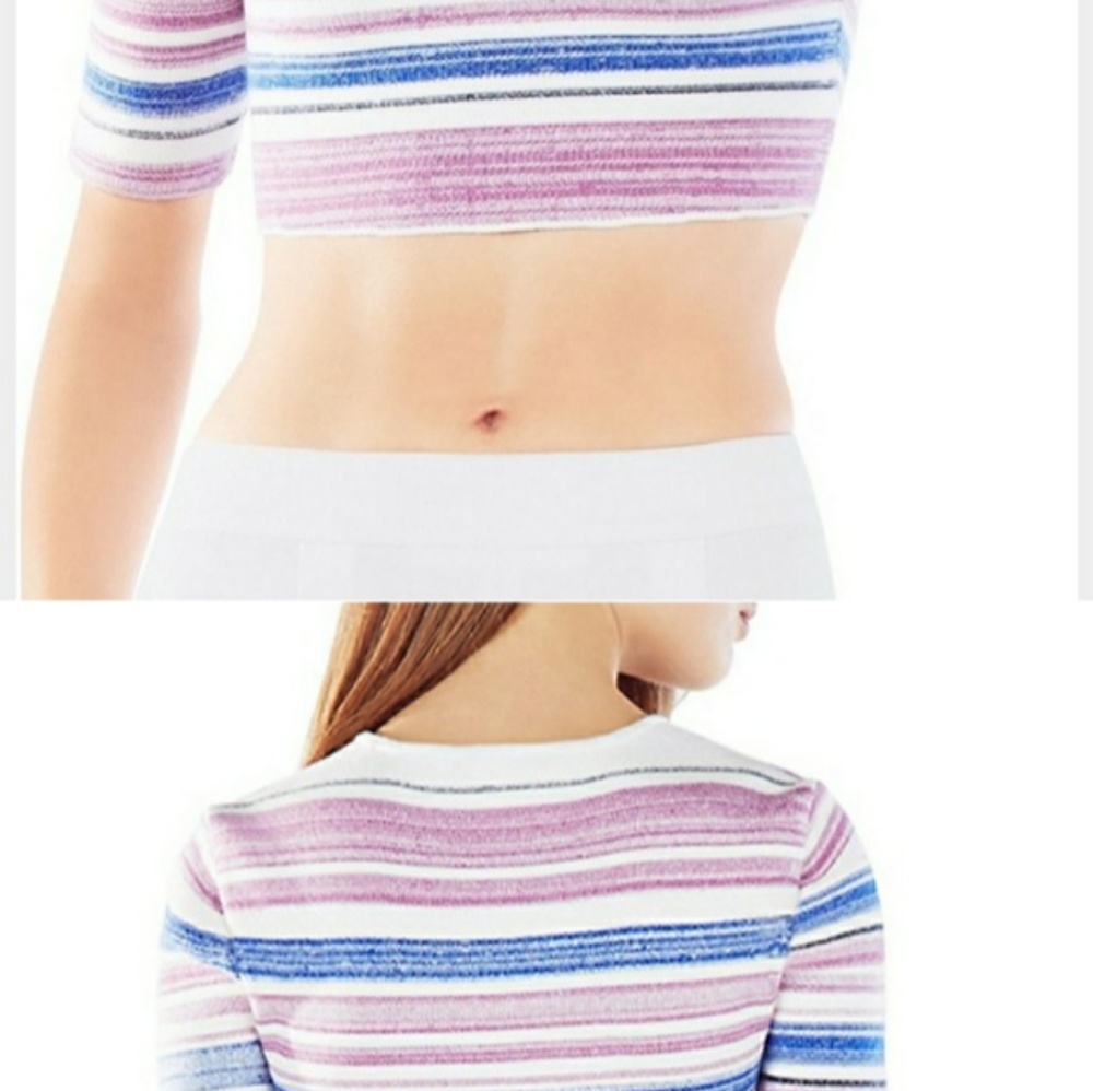 BCBG crop top like new xs